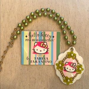 Tarina Tarantino Hello Kitty Pink Head Necklace